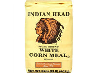 Indian Head Stone Ground White Corn Meal